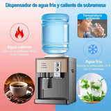 Maxbell Water Dispenser Hot and Cold Water Room Temperature for Room Dorm Countertop gold