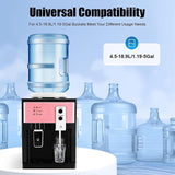 Maxbell Water Dispenser Hot and Cold Water Room Temperature for Room Dorm Countertop pink