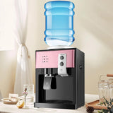 Maxbell Water Dispenser Hot and Cold Water Room Temperature for Room Dorm Countertop pink