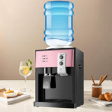 Maxbell Water Dispenser Hot and Cold Water Room Temperature for Room Dorm Countertop pink