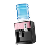 Maxbell Water Dispenser Hot and Cold Water Room Temperature for Room Dorm Countertop pink