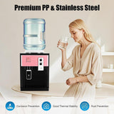 Maxbell Water Dispenser Hot and Cold Water Room Temperature for Room Dorm Countertop pink