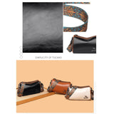 Maxbell Women Crossbody Bag with Zipper Fashion Handbag for Shopping Street Holidays Black