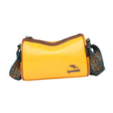 Maxbell Women Crossbody Bag with Zipper Fashion Handbag for Shopping Street Holidays Yellow