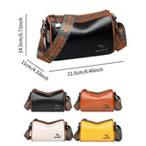 Maxbell Women Crossbody Bag with Zipper Fashion Handbag for Shopping Street Holidays Yellow