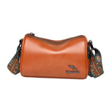 Maxbell Women Crossbody Bag with Zipper Fashion Handbag for Shopping Street Holidays Light Brown