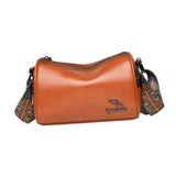 Maxbell Women Crossbody Bag with Zipper Fashion Handbag for Shopping Street Holidays Light Brown