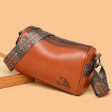 Maxbell Women Crossbody Bag with Zipper Fashion Handbag for Shopping Street Holidays Light Brown