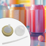 Maxbell Drink Cap Sealer Practical Beverage Can Lid for Outdoor Home Use Restaurants Yellow