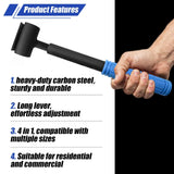 Maxbell Hinge Adjustment Tool Heavy Duty Professional for Residential and Commercial short
