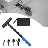 Maxbell Hinge Adjustment Tool Heavy Duty Professional for Residential and Commercial long