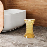 Maxbell Accent Stool Shoe Changing Contemporary Home Decoration Stepstool Side Table Amber