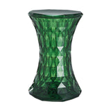 Maxbell Accent Stool Shoe Changing Contemporary Home Decoration Stepstool Side Table Green