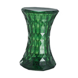 Maxbell Accent Stool Shoe Changing Contemporary Home Decoration Stepstool Side Table Green