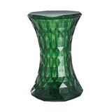Maxbell Accent Stool Shoe Changing Contemporary Home Decoration Stepstool Side Table Green