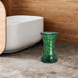 Maxbell Accent Stool Shoe Changing Contemporary Home Decoration Stepstool Side Table Green