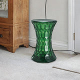 Maxbell Accent Stool Shoe Changing Contemporary Home Decoration Stepstool Side Table Green