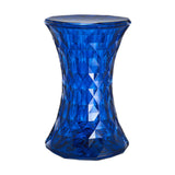 Maxbell Accent Stool Shoe Changing Contemporary Home Decoration Stepstool Side Table Dark Blue