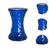 Maxbell Accent Stool Shoe Changing Contemporary Home Decoration Stepstool Side Table Dark Blue
