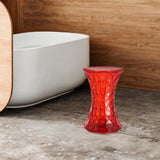 Maxbell Accent Stool Shoe Changing Contemporary Home Decoration Stepstool Side Table Red