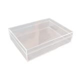 Maxbell Transparent Storage Box Candy Organizer Portable Container Food Serving Tray
