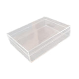 Maxbell Transparent Storage Box Candy Organizer Portable Container Food Serving Tray