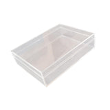 Maxbell Transparent Storage Box Candy Organizer Portable Container Food Serving Tray