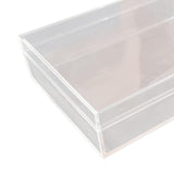 Maxbell Transparent Storage Box Candy Organizer Portable Container Food Serving Tray