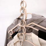 Maxbell 3x Space Saving Hangers Closet Organizer and Storage for Jeans Shorts Shirts