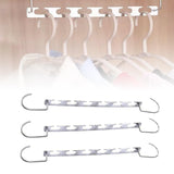 Maxbell 3x Space Saving Hangers Closet Organizer and Storage for Jeans Shorts Shirts