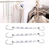 Maxbell 3x Space Saving Hangers Closet Organizer and Storage for Jeans Shorts Shirts