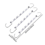 Maxbell 3x Space Saving Hangers Closet Organizer and Storage for Jeans Shorts Shirts