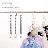 Maxbell 3x Space Saving Hangers Closet Organizer and Storage for Jeans Shorts Shirts
