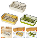 Maxbell Ice Cube Tray for Freezer Reusable for Chilled Drinks Coffee Summer Beverage White