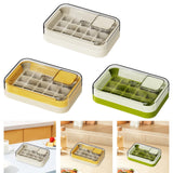 Maxbell Ice Cube Tray for Freezer Reusable for Chilled Drinks Coffee Summer Beverage White