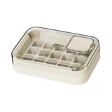 Maxbell Ice Cube Tray for Freezer Reusable for Chilled Drinks Coffee Summer Beverage White