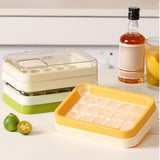 Maxbell Ice Cube Tray for Freezer Reusable for Chilled Drinks Coffee Summer Beverage White