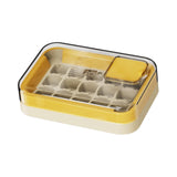 Maxbell Ice Cube Tray for Freezer Reusable for Chilled Drinks Coffee Summer Beverage Yellow
