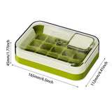 Maxbell Ice Cube Tray for Freezer Reusable for Chilled Drinks Coffee Summer Beverage Green