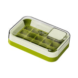 Maxbell Ice Cube Tray for Freezer Reusable for Chilled Drinks Coffee Summer Beverage Green