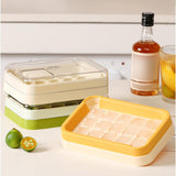 Maxbell Ice Cube Tray for Freezer Reusable for Chilled Drinks Coffee Summer Beverage Green