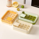 Maxbell Ice Cube Tray for Freezer Reusable for Chilled Drinks Coffee Summer Beverage Green