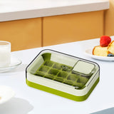 Maxbell Ice Cube Tray for Freezer Reusable for Chilled Drinks Coffee Summer Beverage Green