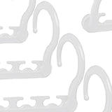 Maxbell 10x Space Saving Hangers Closet Organizer and Storage for Organization Pants White