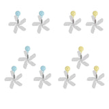 Maxbell Air Conditioning Wind Deflectors Air Register for Bedroom Living Room Office 3pcs Blue