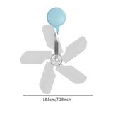 Maxbell Air Conditioning Wind Deflectors Air Register for Bedroom Living Room Office 3pcs Blue