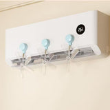 Maxbell Air Conditioning Wind Deflectors Air Register for Bedroom Living Room Office 3pcs Blue