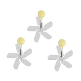 Maxbell Air Conditioning Wind Deflectors Air Register for Bedroom Living Room Office 3pcs Yellow