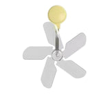 Maxbell Air Conditioning Wind Deflectors Air Register for Bedroom Living Room Office 3pcs Yellow