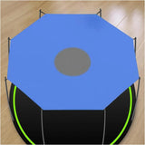 Maxbell Trampoline Sun Shade Cover Backyard Rain Cover Waterproof Trampolines Canopy 8 ft